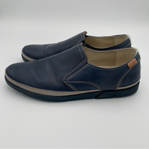 Pikolinos Men\'s Leather Palamos Mor Slip On Loafers Flats Shoes Navy Size 11.5‎ main image 6